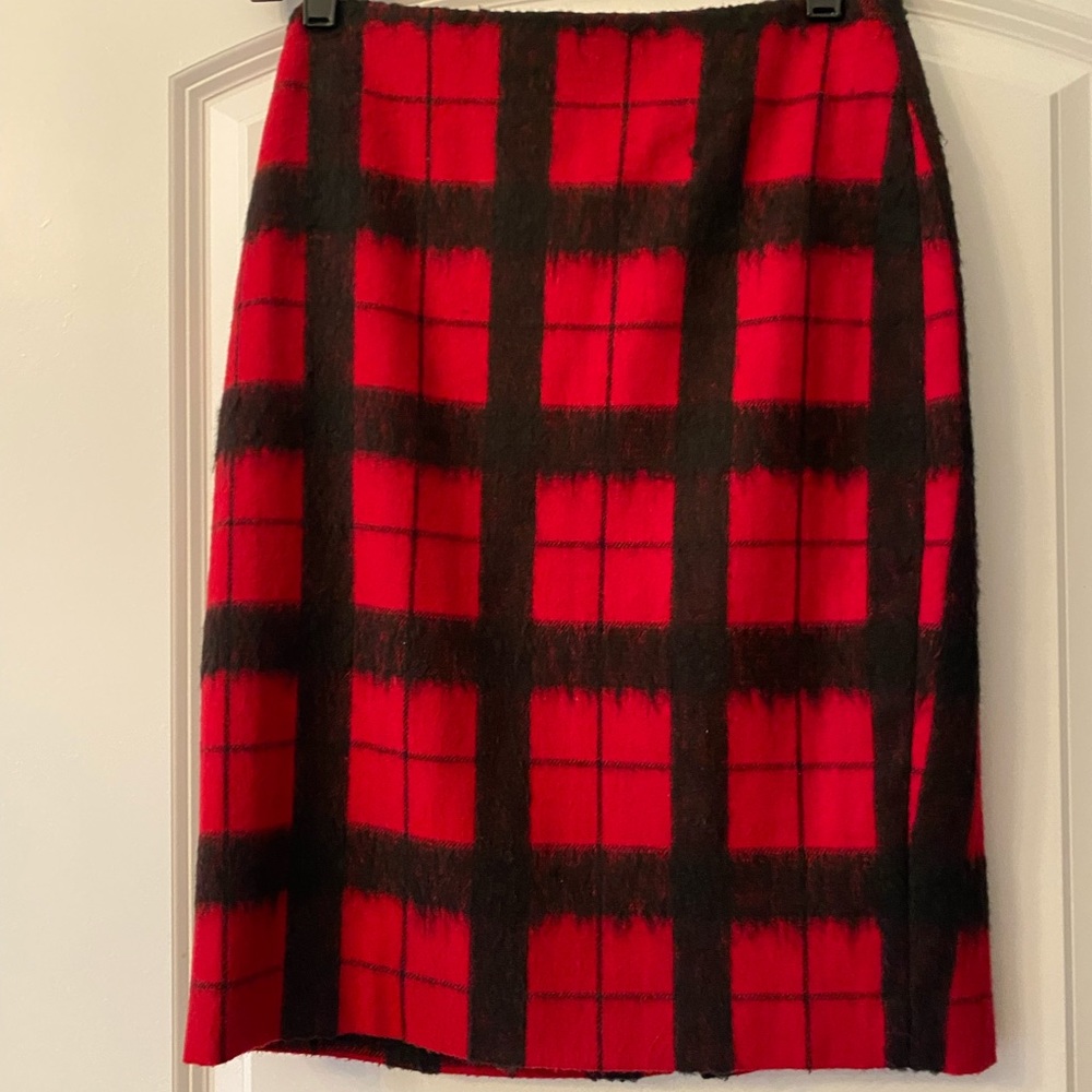 Talbots plaid skirt